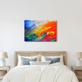 Obraz - Farebná abstrakcia (90x60 cm)