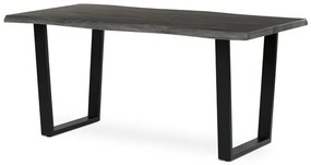 Autronic BONTEC Jedálenský stôl 160x90cm, mdf, sivý dub, HT-F4216 GREY Farba: Hnedá