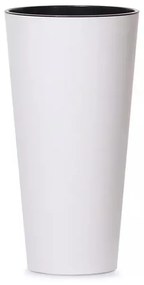Vysoký plastový kvetináč DTUS400 40 cm - biela