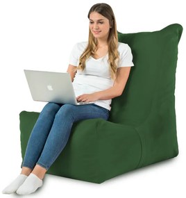 Moderné kreslo DISTINTO tmavo zelená