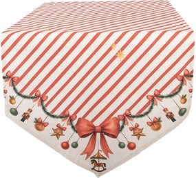 Vianočný bavlnený behúň Christmas Carousel Dream - 50*160 cm