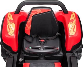 LEAN CARS BLT-206 Batériový traktor červený