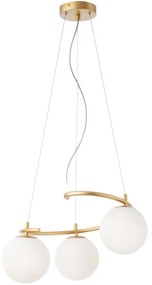 Redo 01-2715 - Luster na lanku VOLLEY 3xE14/28W/230V zlatá