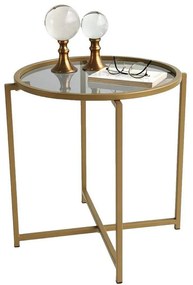 Súprava 2 stolíkov „Safak Gold", 50 x 50 x 50 cm