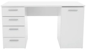 Kondela PC stôl EUSTACH, biely