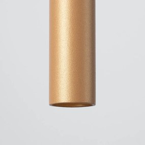 Kovové závesné svietidlo v zlatej farbe Fideus – Sollux