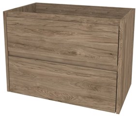 Mereo Opto, kúpeľňová skrinka 61 cm, Multidecor, Dark Rockford Hic, MER-CN990SDRH1