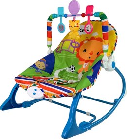 LEAN Hojdacie kresielko 2v1 Tiger - vibrácie, zvuky