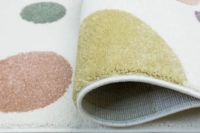 Detský koberec LIMA M042A krémový / ružový