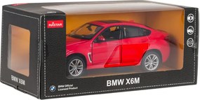 Model auta BMW X6M RASTAR 1:24 červený