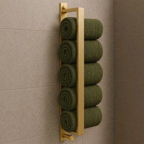 Rea Rea, kúpeľňový držiak/háčik na uteráky, zlatá matná, REA-98026