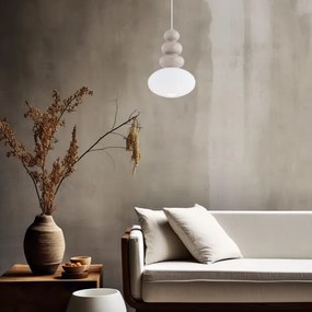 Argon 8819 - Luster na lanku DIEGO 1xGU10/5W/230V biela/šedá