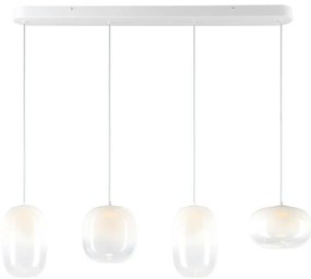 LED Luster na lanku VASO LED/15W/230V biela