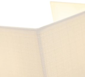 Moderná nástenná lampa juta biela - Vete