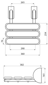Ridder Ridder, HANDICAP sklopné sprchové sedátko 36x25cm, biela, A140101