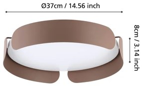 Eglo 99623 - LED Stropné svietidlo VALCASOTTO LED/24W/230V