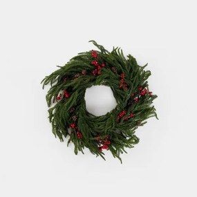 Veniec LARCH zelený / červený 715273