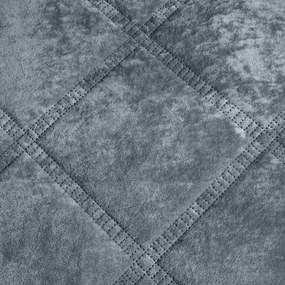 Dekorstudio Zamatový prehoz na posteľ VELVET1 v striebornej farbe Rozmer prehozu (šírka x dĺžka): 220x240cm