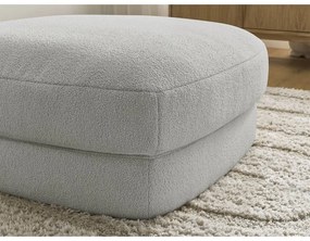 Svetlosivá podnožka z textílie buklé Leonore – Bobochic Paris