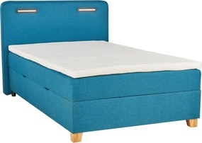 XXXLutz AMERICKÁ POSTEĽ, 100/200 cm, tyrkysová Moderano - Detské izby - 000504000302
