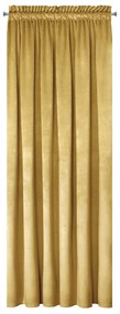 ZATEMŇOVACÍ ZÁVES NA PÁSKE PIERRE 140X300 CM ZLATÁ