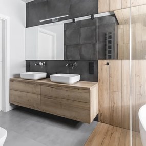 LED kúpeľňové osvetlenie zrkadla SHINE LED/13,8W/230V 60 cm IP44 lesklý chróm