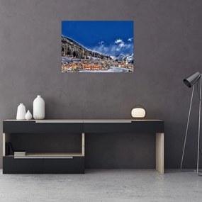 Obraz - Horské mestečko (70x50 cm)