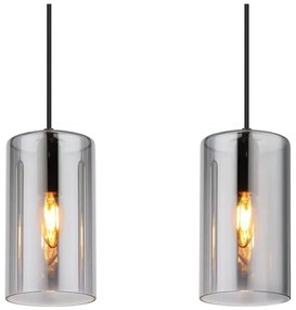 Globo 21002-3H - Luster na lanku OLLY 3xE14/25W/230V čierna