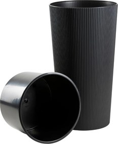 PLASTOVÝ KVETINÁČ URBANIKA ECO 75X41 CM ČIERNA