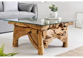 Konferenčný stôl Riverside 43199 80x80cm Drevo Teak  - Komfort-nábytok