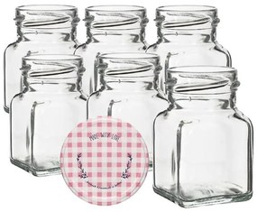 Zaváracie poháre s viečkom 150 ml 6 ks