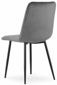 Jedálenský stôl NP so štyrmi stoličkami LAVA sivé