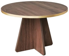 Konferenčný stolík „Mushroom Walnut", Ø 60, výš. 40 cm
