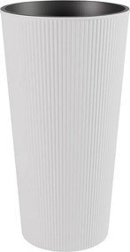 Kvetináč TW30 30x57 biela