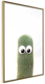 Artgeist Plagát - Prickly Friend [Poster] Veľkosť: 30x45, Verzia: Zlatý rám