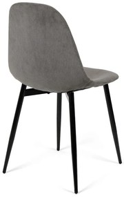Noela Menčestrová jedálenská stolička MARIE šedá