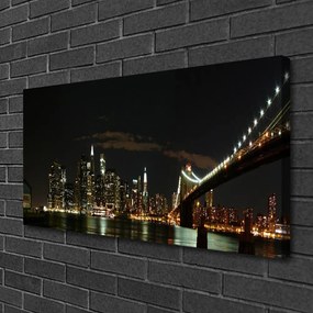 Obraz na plátne Most mesto architektúra 120x60 cm