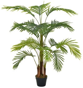 Umelá rastlina, palma s kvetináčom, zelená 120 cm