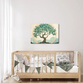 Obraz – Elegantná mozaika so stromom (70x50 cm)