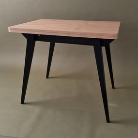 Rozkladací jedálenský stôl s doskou v dekore jaseňového dreva 65x90 cm Envelope – Ragaba