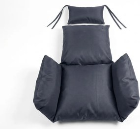 Vankúš do závesného kresla KOKON, tmavo sivý