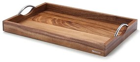 Continenta C4867 - Podnos s kovovými úchytmi 53x36 cm agát
