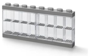 Sivá zberateľská skrinka na 16 minifigúrok - LEGO®