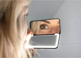 Concept KZ2020 - LED kozmetické zrkadlo PERFECT SKIN LED/1,5 W/5 V, 300 mAh, čierne