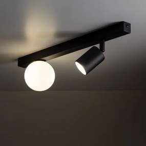 Bodové svietidlo VOX 1xG9/8W/230V + 1xGU10/10W čierna