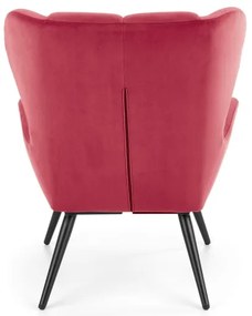Kreslo CHATEU tmavočervené
