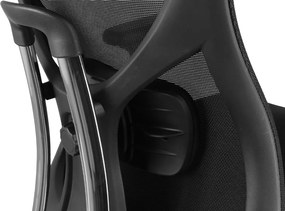 Kancelárska ergonomická stolička Neoseat JAMES — čierna, nosnosť 150 kg