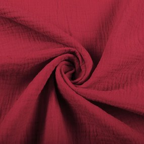 Biante Mušelínová plienka/dečka MSN-052 Malinovo červená 100x100 cm