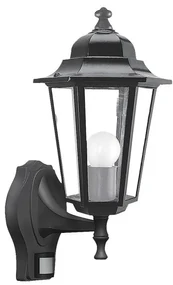 Rabalux 8217 - Vonkajšie nástenné svietidlo s čidlom VELENCE 1xE27/60W/230V RL8217