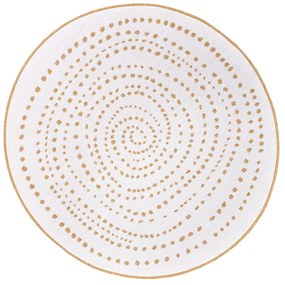 NORTHRUGS - Hanse Home koberce Kusový koberec Twin-Wendeteppiche 105786 Ochre kruh – na von aj na doma - 200x200 (priemer) kruh cm